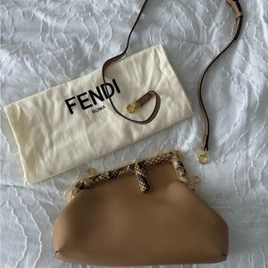 Fendi
First Bag Leather with Python Small
Retails for $2,135 New